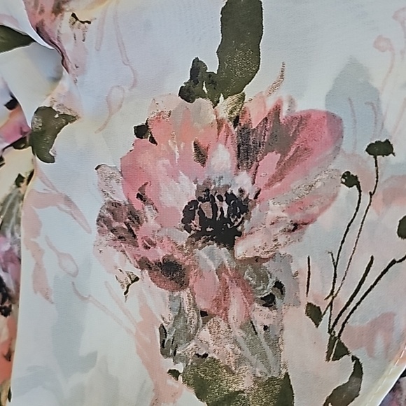 Frank Lyman delicate exquisite women blouse. Size 6. Ruffle sleeves. Excellent - Picture 12 of 12